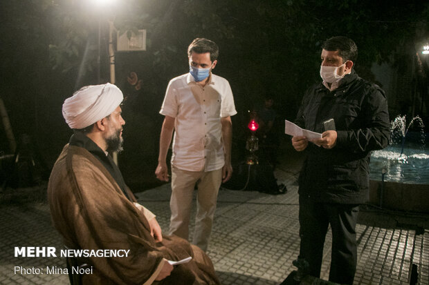 ضبط برنامه « تکیه محرم » ویژه عزاداری مجازی محرم