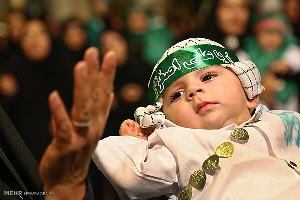 Hosseini Infants Ceremony marked in Hazrat Masoumeh Mausoleum