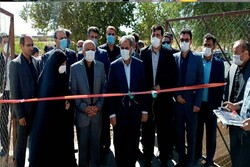 یک طرح آبیاری تحت فشار در شهرستان تاکستان افتتاح شد