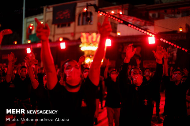 Third night of Muharram mourning in Tehran