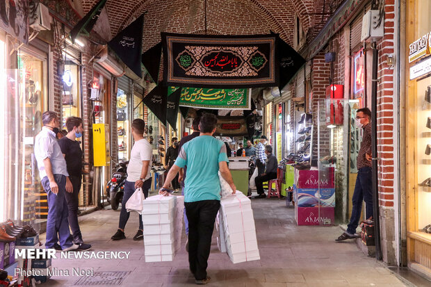 سیاهپوش شدن بزرگ‌ترین بازار مسقف جهان