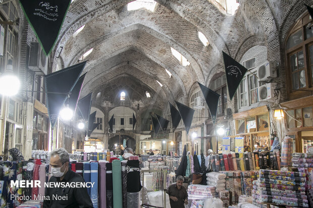 سیاهپوش شدن بزرگ‌ترین بازار مسقف جهان