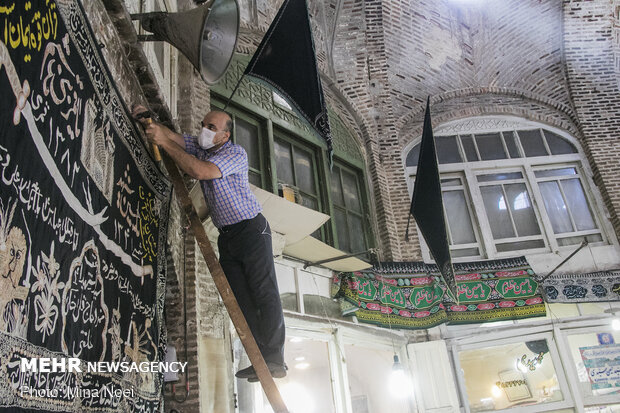 سیاهپوش شدن بزرگ‌ترین بازار مسقف جهان