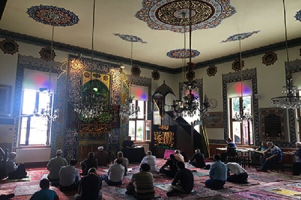 عزاداری و سوگواری حسینی در مسجد والده خان استانبول