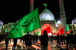 مراسم روزهای پایانی دهه اول محرم در مسجد مقدس جمکران/ شیرخوارگان حسینی تا قرائت زیارت ناحیه