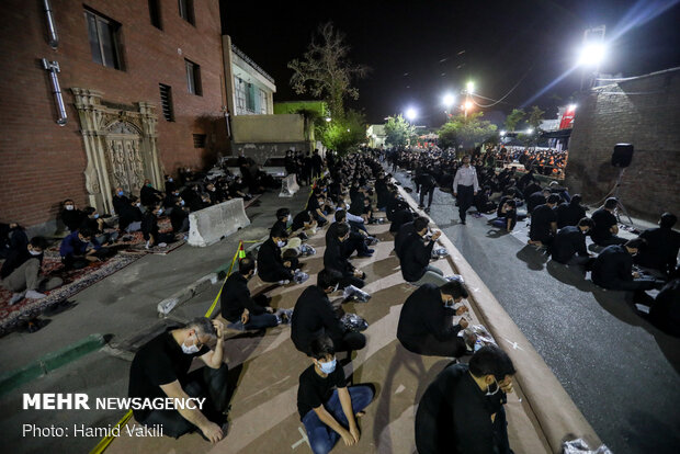 4th night of Muharram mourning ceremonies in Tehran