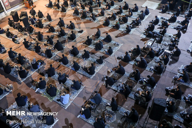 4th night of Muharram mourning ceremonies in Tehran