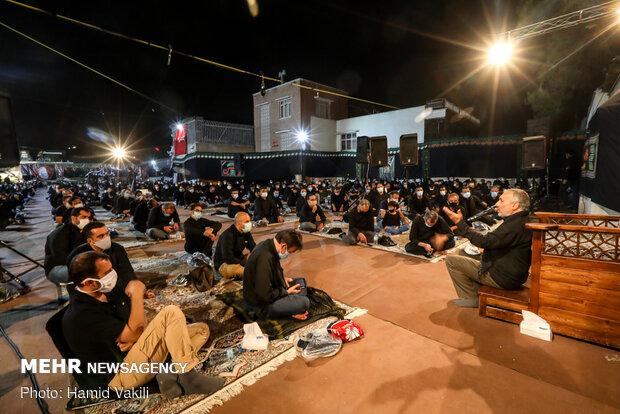 4th night of Muharram mourning ceremonies in Tehran