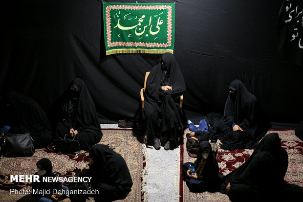 Mourning ceremony on 4th night of Muharram in Yazd
