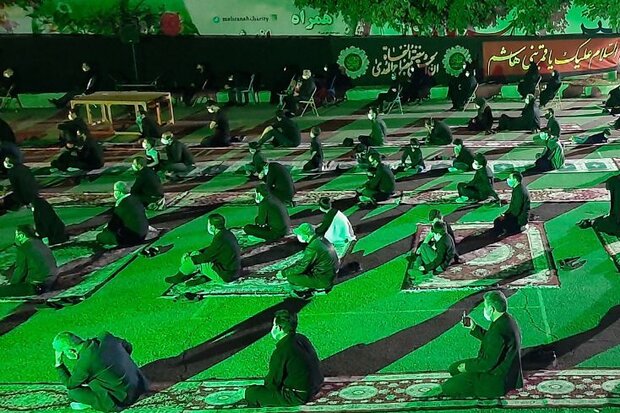 مراسم عزاداری هیئت حضرت موسی بن جعفر (ع) احمدیه زنجان
