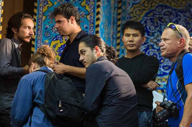 آغاز ورود گردشگران خارجی به ایران / نصب داربست زیر طاق کسری 4