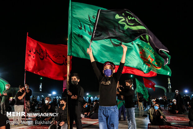 مراسم العزاء في حرم مسجد "جمكران" بمراعاة البروتوكولات الصحية ومشروع التباعد الاجتماعي