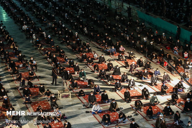 Muharram mourning ceremonies in Jamkaran Mosque