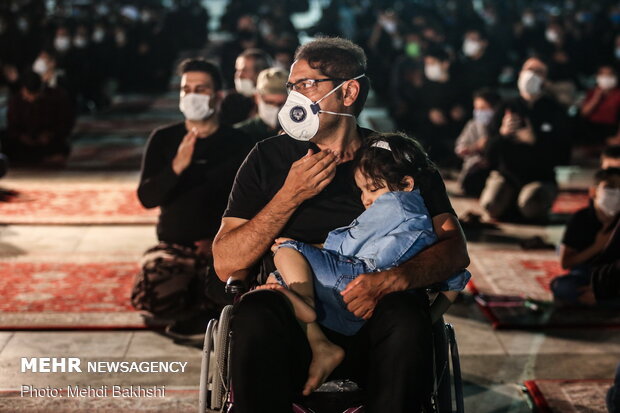 Muharram mourning ceremonies in Jamkaran Mosque