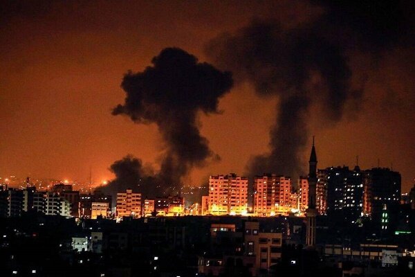 اسرائیلی فضائیہ کا غزہ پر وحشیانہ حملہ