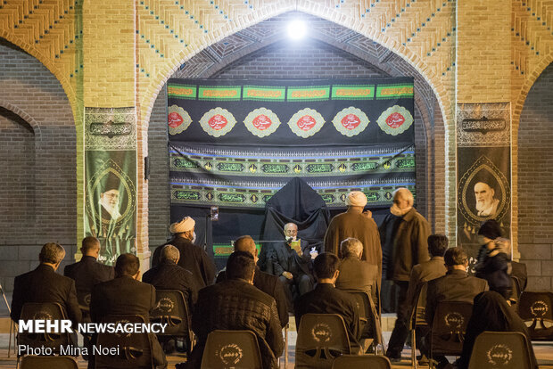 عزاداری شب ششم محرم در مسجد کبود تبریز