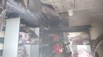 آتش سوزی در یک مغازه در بازار تهران/آتش کمتر از ۴۰ دقیقه خاموش شد