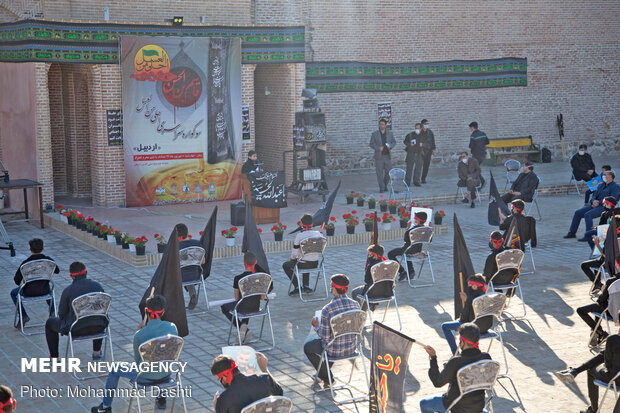 Teens in Ardabil mourn in memory of Hazrat Qasim ibn Hassan