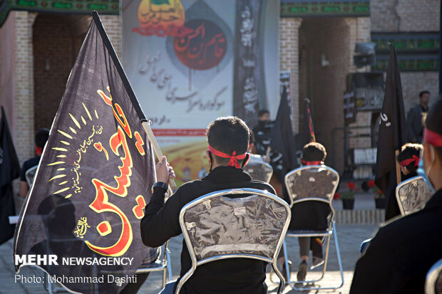 Teens in Ardabil mourn in memory of Hazrat Qasim ibn Hassan