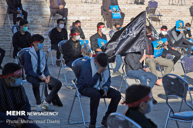 Teens in Ardabil mourn in memory of Hazrat Qasim ibn Hassan