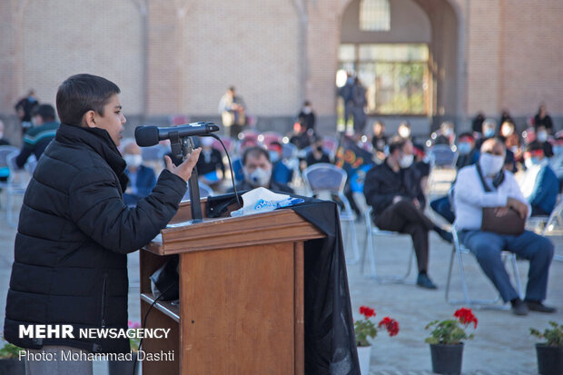 Teens in Ardabil mourn in memory of Hazrat Qasim ibn Hassan