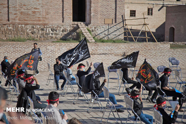 Teens in Ardabil mourn in memory of Hazrat Qasim ibn Hassan