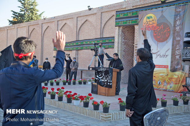 Teens in Ardabil mourn in memory of Hazrat Qasim ibn Hassan