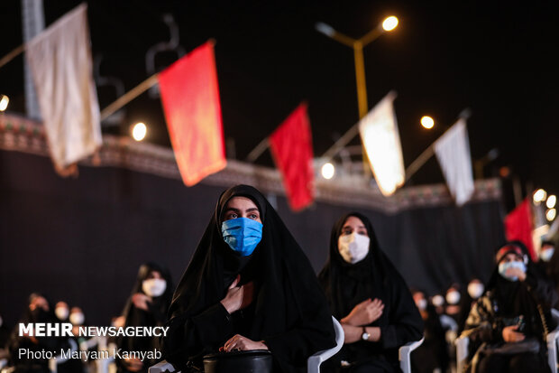 7th night of Muharram mourning ceremony observed in Tehran