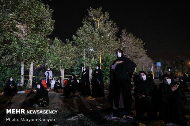 7th night of Muharram mourning ceremony observed in Tehran