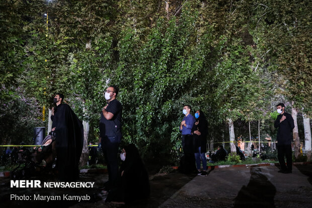 7th night of Muharram mourning ceremony observed in Tehran