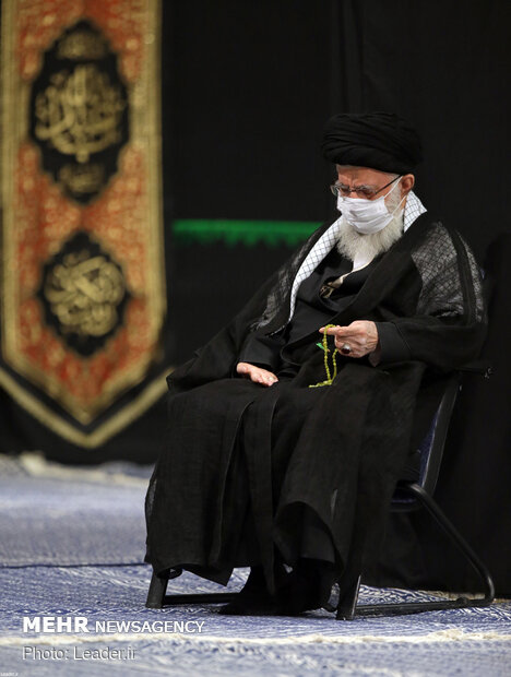 8th night of Muharram marked with Ayatollah Khamenei’s presence