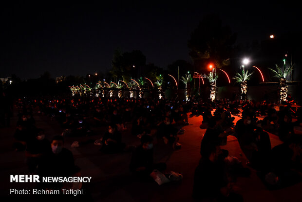 Tehraners gather in a garrison to mark 8th night of Muharram