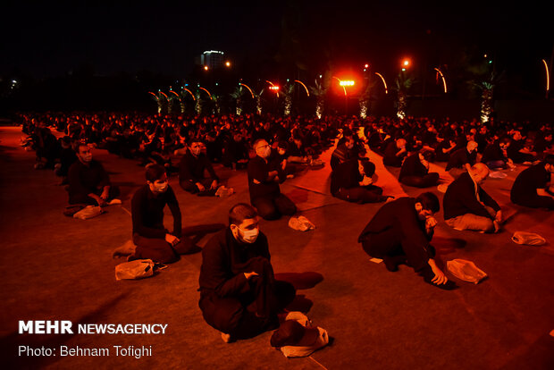 Tehraners gather in a garrison to mark 8th night of Muharram