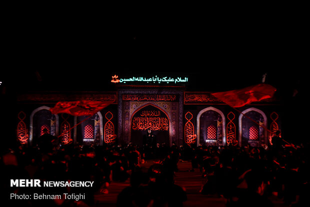 Tehraners gather in a garrison to mark 8th night of Muharram