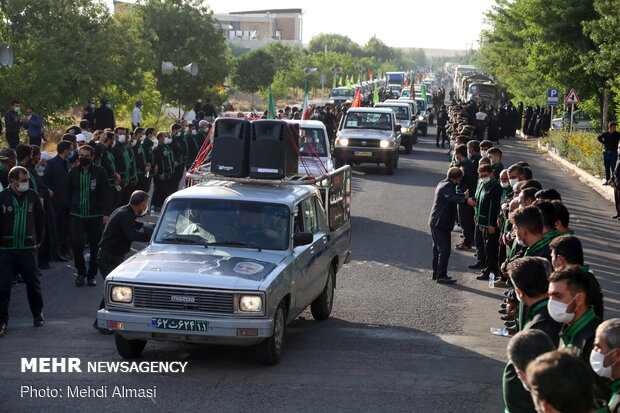 People in Zanjan hold Tasu'a mourning ceremonies
