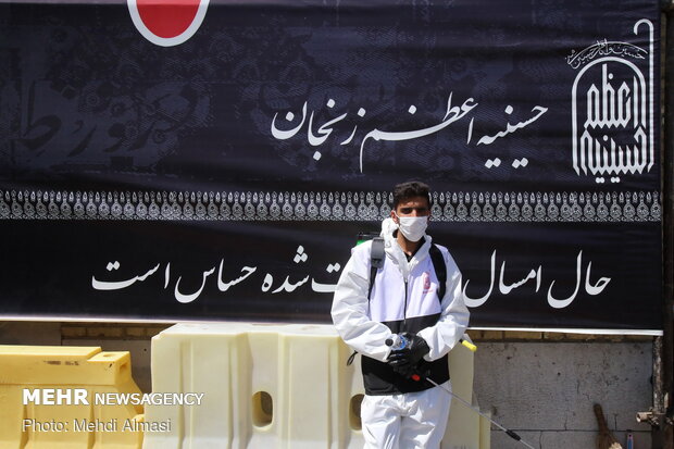 People in Zanjan hold Tasu'a mourning ceremonies
