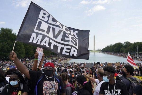 Thousands of protesters hold anti-racism march in Washington