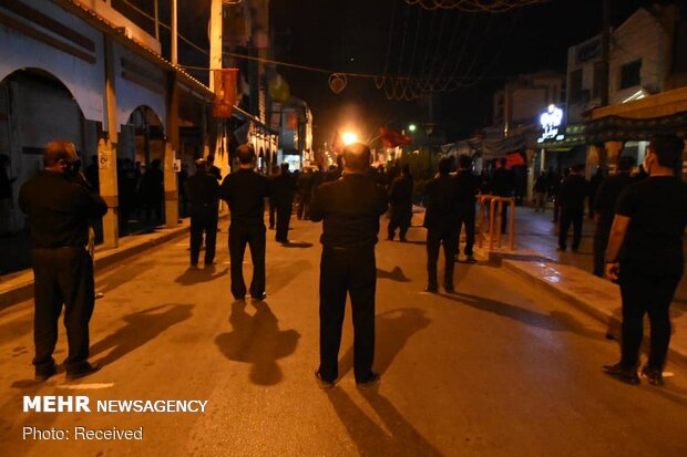 عزاداری شب تاسوعا در بهبهان