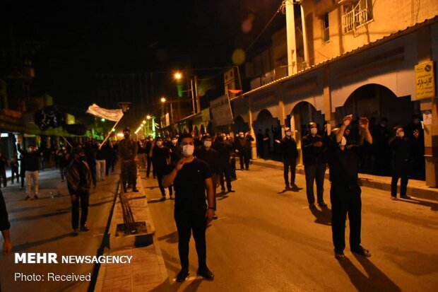 عزاداری شب تاسوعا در بهبهان