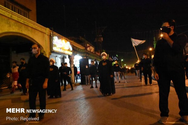 عزاداری شب تاسوعا در بهبهان