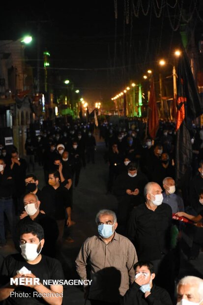 عزاداری شب تاسوعا در بهبهان