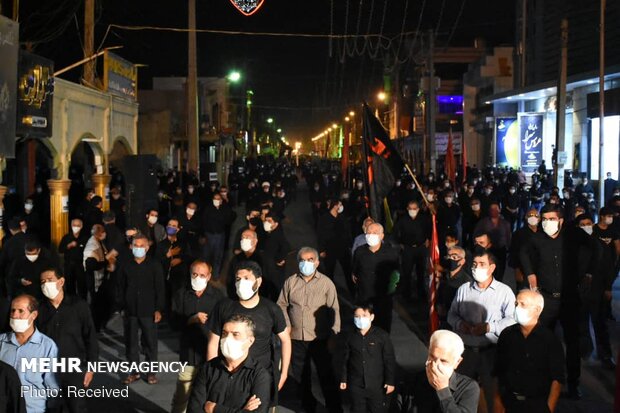 عزاداری شب تاسوعا در بهبهان