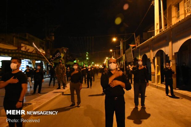 عزاداری شب تاسوعا در بهبهان