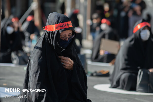 تجمع عصر تاسوعا در میدان شهدای کرج