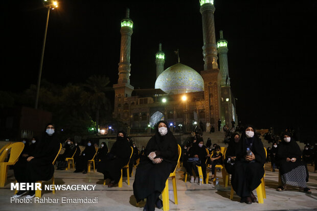 عزاداری شب عاشورا در امامزاده سید مظفر(ع) بندرعباس