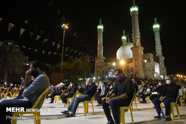 عزاداری شب عاشورا در امامزاده سید مظفر(ع) بندرعباس