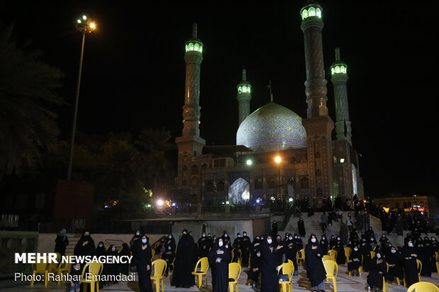 عزاداری شب عاشورا در امامزاده سید مظفر(ع) بندرعباس