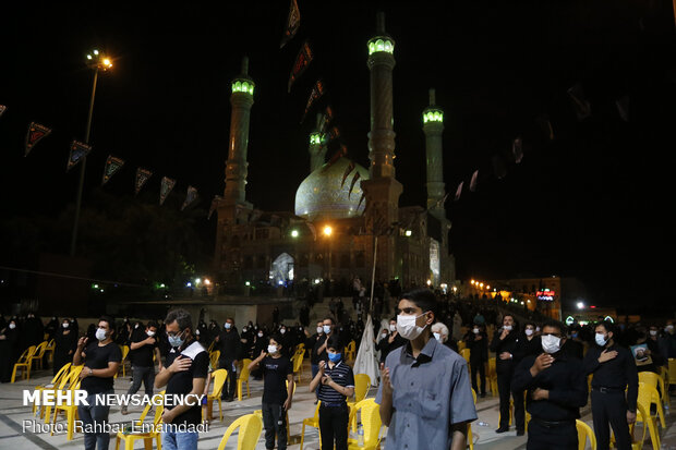 Mourning rituals held in Bandar Abbas on Tasua night