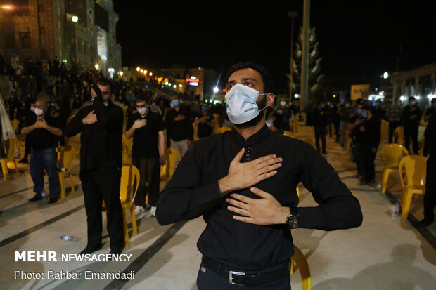 Mourning rituals held in Bandar Abbas on Tasua night