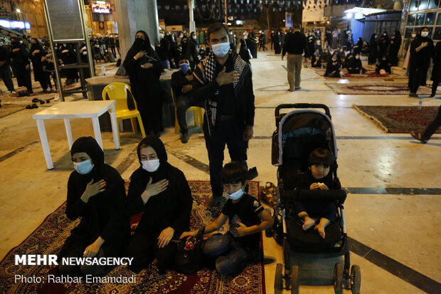 Mourning rituals held in Bandar Abbas on Tasua night